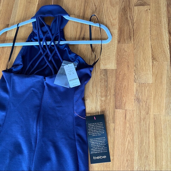 bebe Mock Neck Midi Dress - Picture 5 of 9